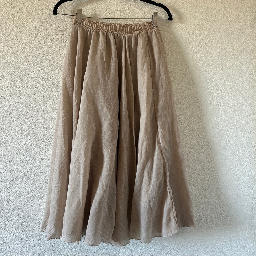Lace Girl A-line Midi Skirt Whimsical Fairy Boho Western cottage Fits Women’s S